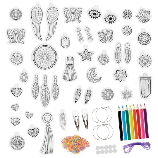 shrinky dinks shrink wear jewelry activity kit michaels